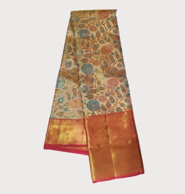 Golden Garden Saree